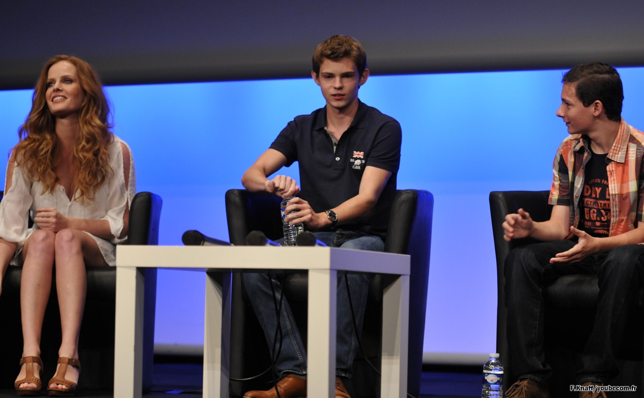 Rebecca Madder, Robbie Kay and Jared S. Gilmore - Fairy Tales 2 Convention....