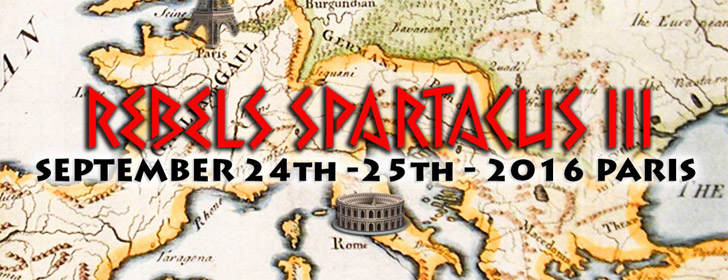 People Convention annonce une convention Rebels Spartacus 3