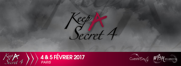 Convention Keep A Secret 4 : la billetterie est ouverte