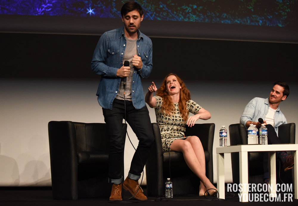 Rebecca Mader, Colin O'Donoghue et Liam Garrigan - Convention Fairy Tales - Photo : Roster Con / Youbecom