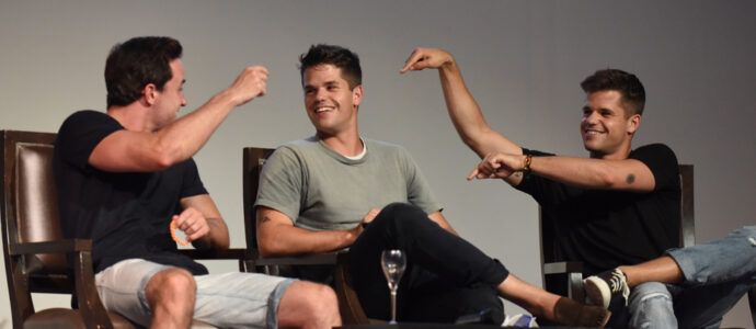 The Full Moon Is Coming Back Again - Ryan Kelley, Max Carver & Charlie Carver - Photo : Rostercon.com / Youbecom.fr