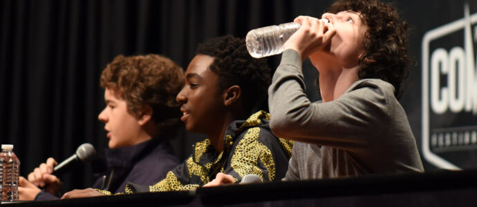 Comic Con Paris – Caleb McLaughlin, Finn Wolfhard & Gaten Matarazzo – Stranger Things
