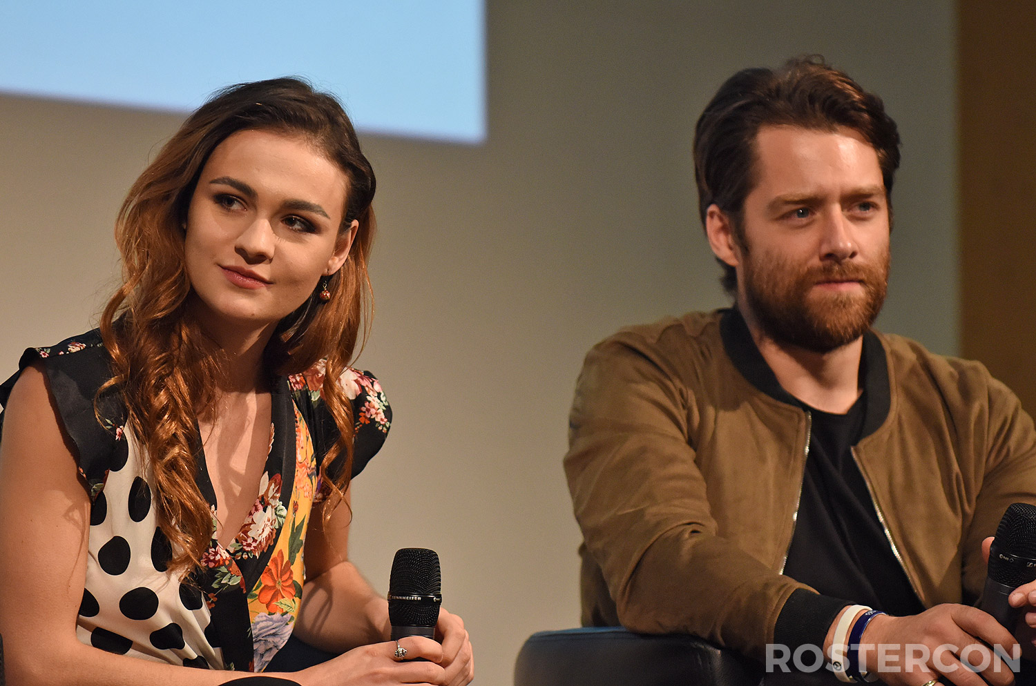 Panel Sophie Skelton & Richard Rankin - Outlander - The Land Con