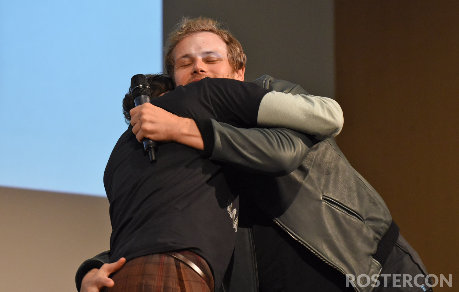 Panel Sam Heughan & Steven Cree - The Land Con - Outlander