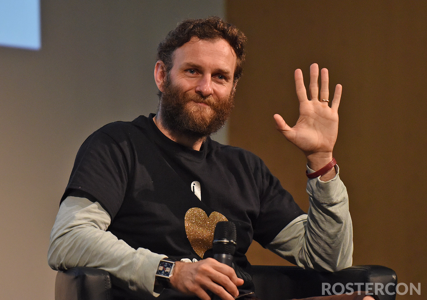 Panel Sam Heughan & Steven Cree - The Land Con - Outlander