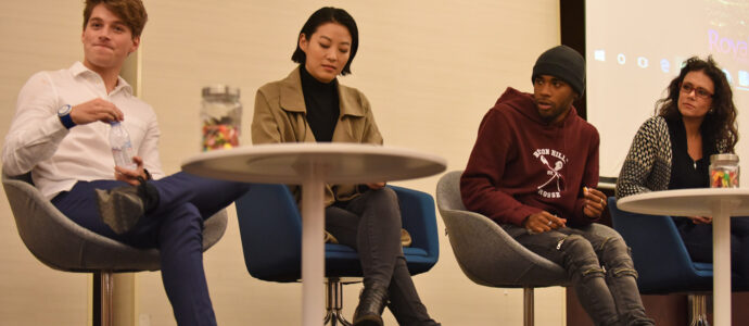 Froy Gutierrez, Arden Cho, Khylin Rhambo & Melissa Ponzio - Wolfies in Paris - Teen Wolf