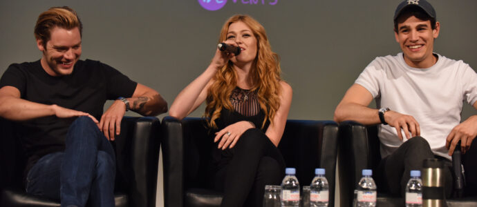 Panel Alberto Rosende, Dominic Sherwood & Katherine McNamara - Shadowhunters - The Hunters of Shadow 2