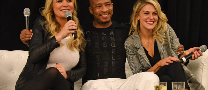 Panel Antwon Tanner, Barbara Alyn Woods & Bevin Prince - Convention One Tree Hill - 1, 2, 3 Ravens