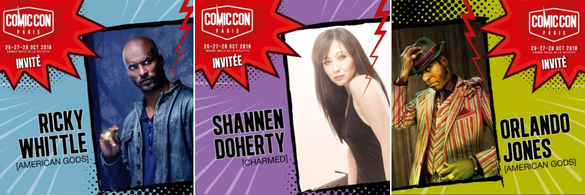 Comic Con Paris 2018 : Shannen Doherty et deux acteurs d'American Gods seront présents
