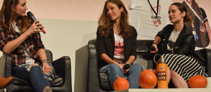 Panel Wynonna Earp - Melanie Scrofano, Dominique Provost-Chalkley & Katherine Barrell - For The Love of Fandoms
