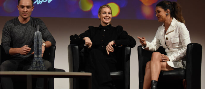 Ed Westwick, Kelly Rutherford & Jessica Szohr - Fanmeet Gossip Girl - You know you love me - Paris