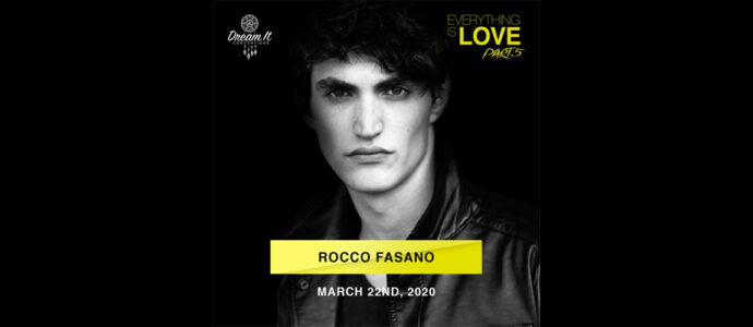 Rocco Fasano (SKAM Italia) est le troisième invité de l'événement Everything is Love 5