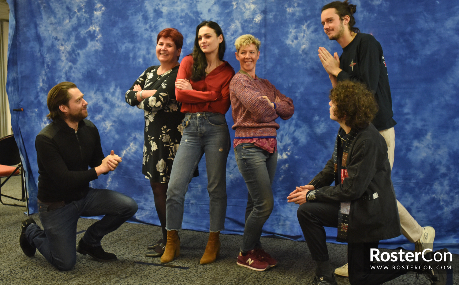 Richard Rankin, Romann Berrux, Sophie Skelton & César Domboy - The Land Con 3 - Outlander