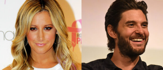 Ashley Tisdale (High School Musical) et Ben Barnes (Le Monde de Narnia) à Paris en juin 2020