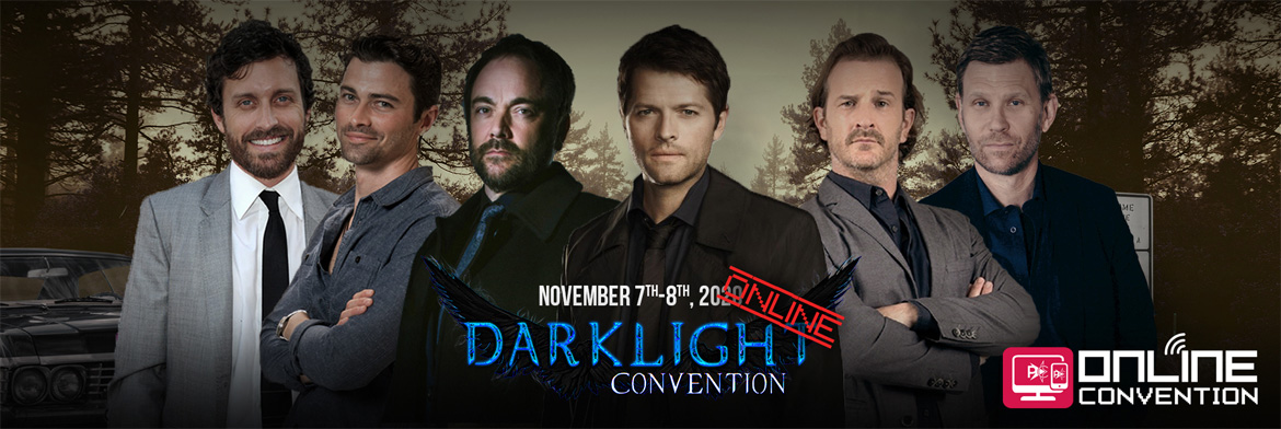 Supernatural : six invit&eacute;s, dont Misha Collins, annonc&eacute;s &agrave; la DarkLight Con Online