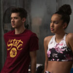 Photo High School Musical: The Musical: The Series &ndash; Episode 102: The Read-Through - Matt Cornett (EJ) & Sofia Wylie (Gina)