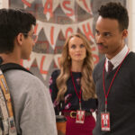 Photo High School Musical: The Musical: The Series - Episode 103: The Wonderstudies - Frankie A. Rodriguez (Carlos), Kate Reinders (Miss Jenn) & Mark St. Cyr (Mr. Mazzara)