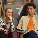 Photo High School Musical: The Musical: The Series &ndash; Episode 104: Blocking - Kate Reinders (Miss Jenn) & Frankie A. Rodriguez (Carlos)