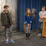 Photo High School Musical: The Musical: The Series &ndash; Episode 104: Blocking - Joshua Bassett (Ricky), Olivia Rodrigo (Nini) & Matt Cornett (EJ)