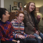 High School Musical: The Musical: The Series &ndash; Episode 107: Thanksgiving - Sofia Wylie (Gina), Larry Saperstein (Big Red) & Julia Lester (Ashlyn)