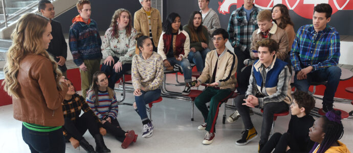 Photo High School Musical: The Musical: The Series – Episode 108: The Tech Rehearsal - Kate Reinders, Larry Saperstein, Julia Lester, Olivia Rodrigo, Frankie A. Rodriguez, Joe Serafini, Joshua Bassett & Matt Cornett