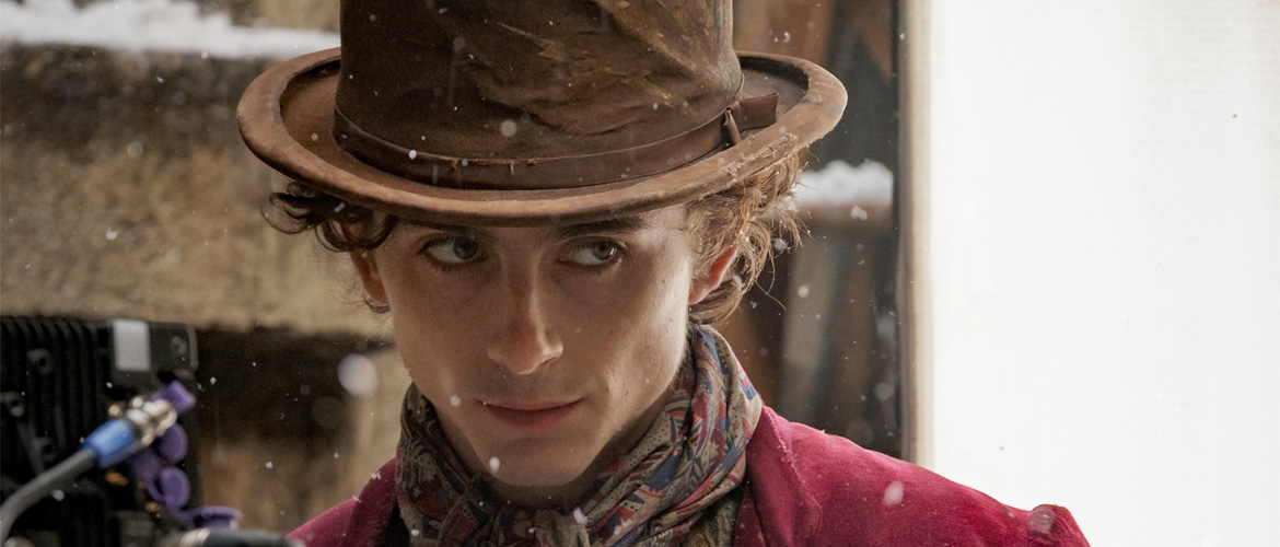 First pictures of Timothée Chalamet in his new role as Willy Wonka