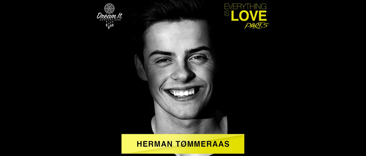 Skam : Herman Tømmeraas will attend the 'Everything Is Love 5' convention