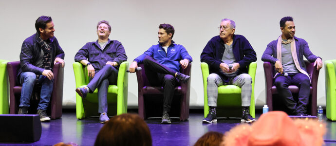 Bart Johnson, Lucas Grabeel, Drew Seeley, Kenny Ortega & Corbin Bleu - High School Musical - Back To The Musical World 2