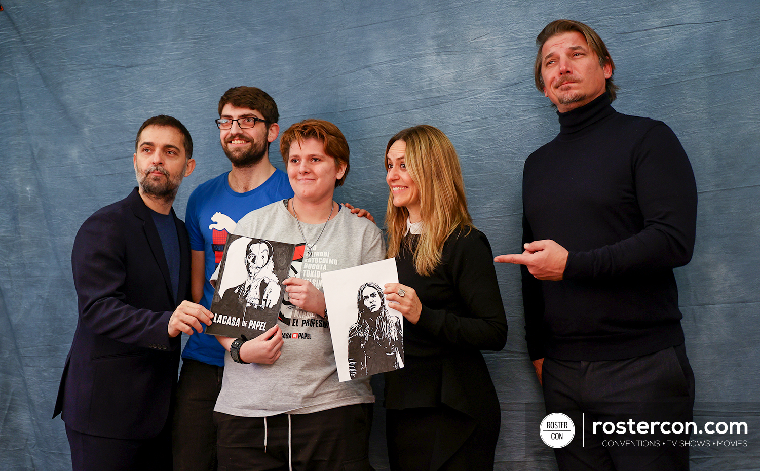 Photoshoot Pedro Alonso, Itziar Ituño & Luka Peros – La Casa de Papel – The Hold Up Gang