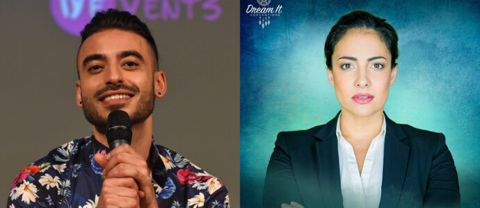 Shadowhunters: Jade Hassouné attending a virtual convention, Nicola Correia-Damude in Paris in early summer 2022