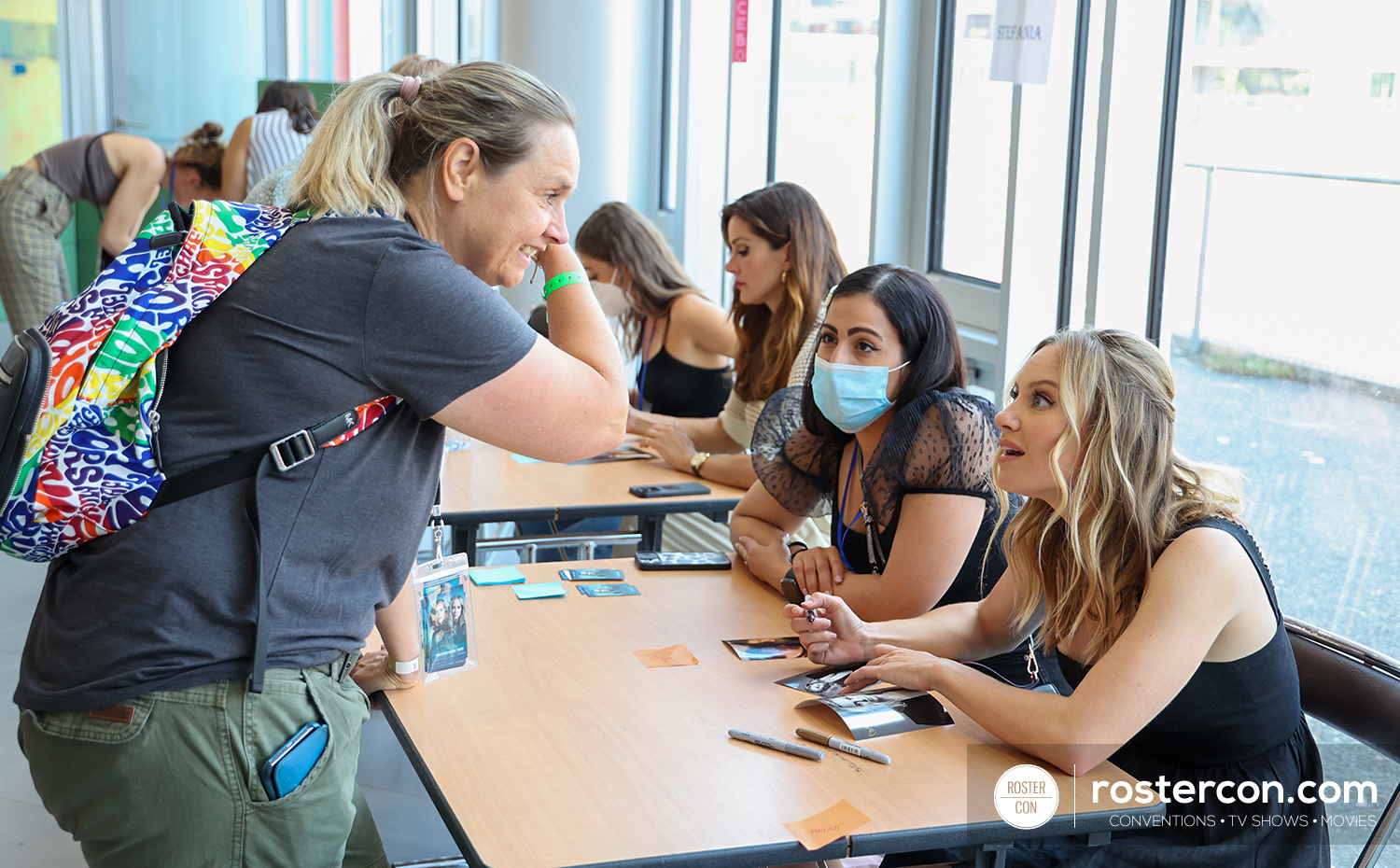 Danielle Savre & Stefania Spampinato - Autographs - Station 19 - Dream It Not At Home