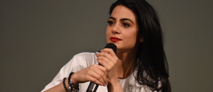 Shadowhunters: Emeraude Toubia (Izzy Lightwood) in France in 2023