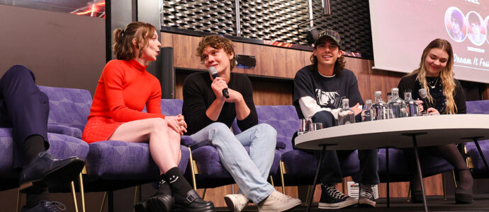 Emma Myers, Hunter Doohan & Georgie Farmer - Wednesday - Dream It Fest Paris