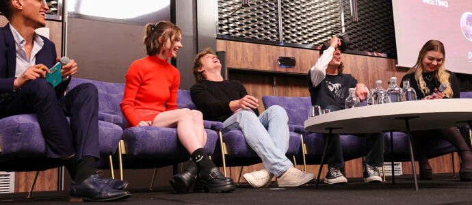Emma Myers, Hunter Doohan & Georgie Farmer - Wednesday - Dream It Fest Paris