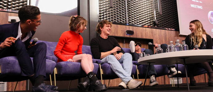 Emma Myers, Hunter Doohan & Georgie Farmer - Wednesday - Dream It Fest Paris