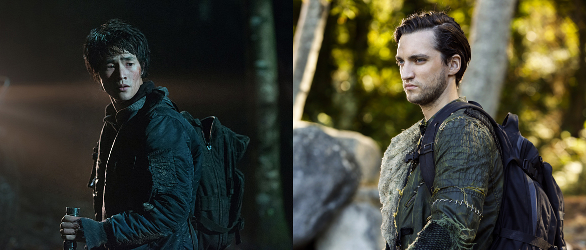 The 100: Christopher Larkin and Richard Harmon in Paris in July 2023