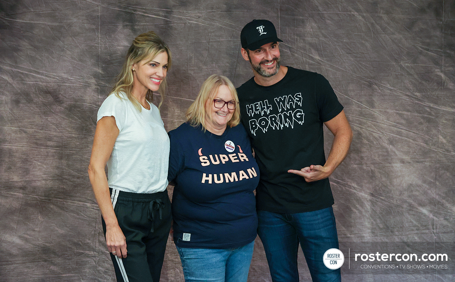 Tricia Helfer & Tom Ellis - Photoshoot - Straight Outta Hell - Lucifer