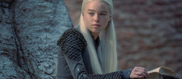 House of the Dragon: Milly Alcock (Rhaenyra Targaryen) in France end of November 2022