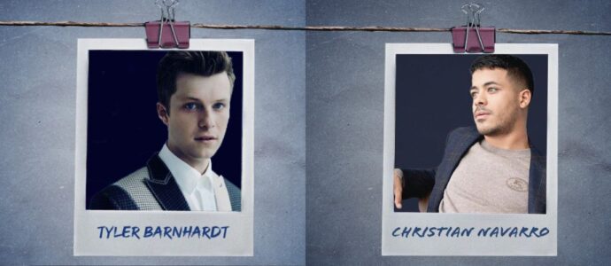 13 Reasons Why: Tyler Barnhardt and Christian Navarro in France in 2023