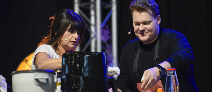 Nathalie Homs & Bruno M&eacute;y&egrave;re - Une voix en cuisine - Paris Manga & Sci-Fi Show 34 by TGS