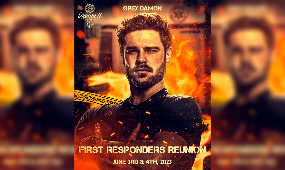 Grey Damon (Station 19), nouvel invité de la convention First Responders Reunion
