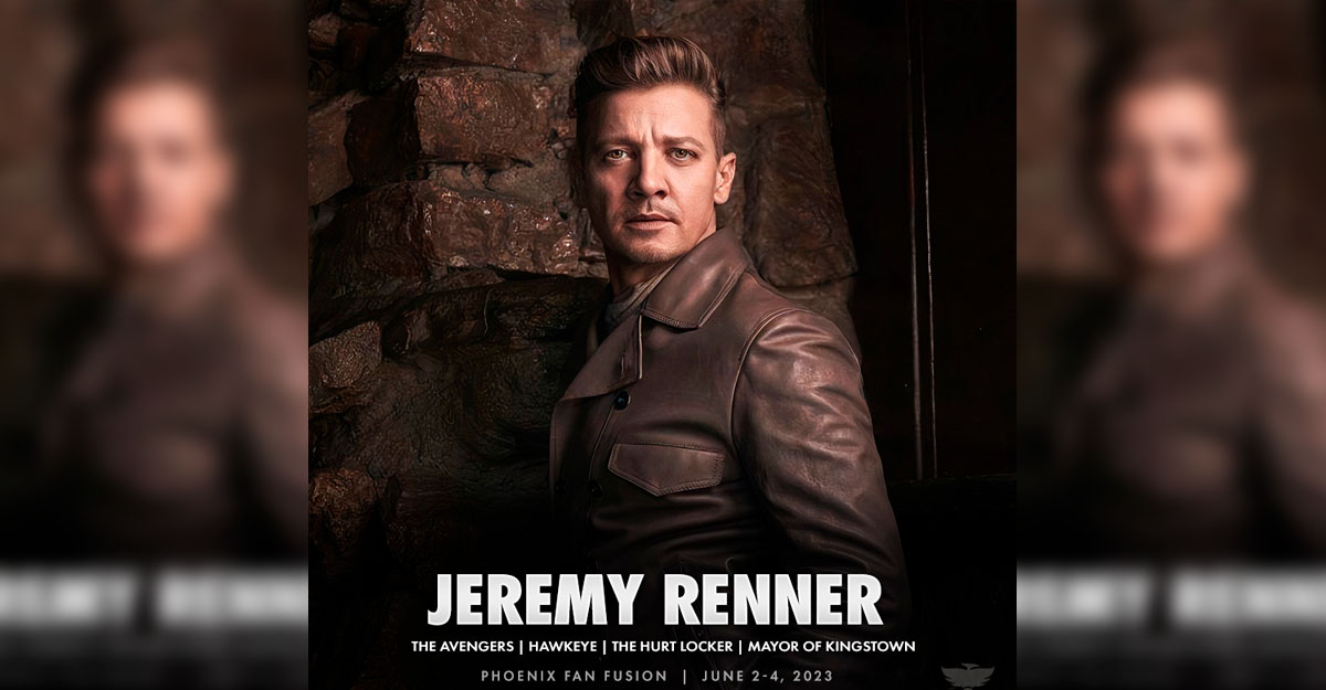 Jeremy Renner back in the world of conventions