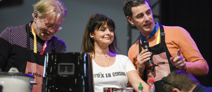 Alain Eloy, Nathalie Homs & David Manet - Une voix en cuisine - Paris Manga & Sci-Fi Show 35 by TGS