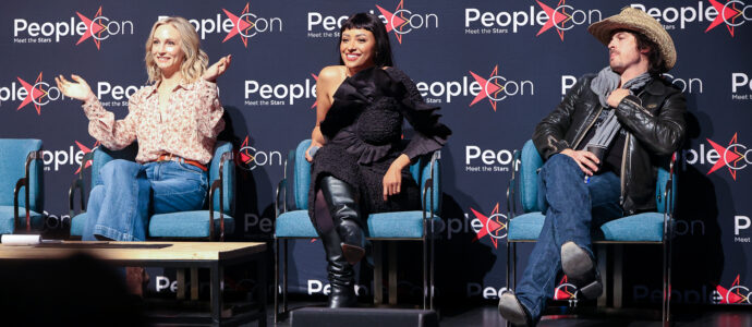 Candice King, Kat Graham & Ian Somerhalder - Opening Ceremony - Forever Mystic Falls Fan Meet 4 - The Vampire Diaries