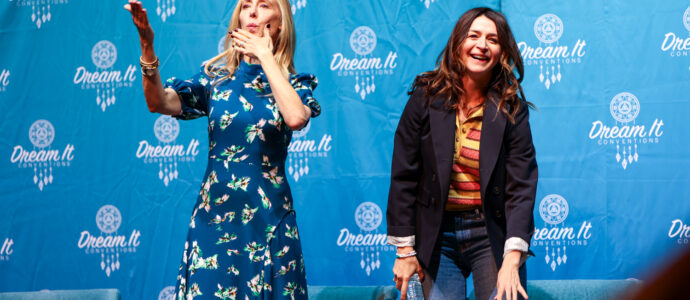 Kim Raver & Caterina Scorsone - Grey's Anatomy - First Responders Reunion 3