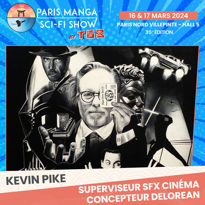Annonce de la venue de Kevin Pike au salon Paris Manga  & Sci-Fi Show 35