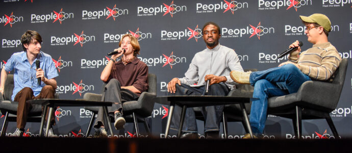 Finn Wolfhard, Raphael Luce, Caleb McLaughlin & Gaten Matarazzo - Stranger Fan Meet 8 - Stranger Things