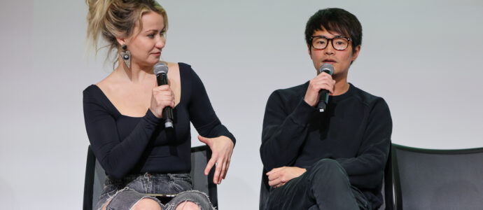Panel Christopher Larkin & Chelsey Reist - The 100 - The Unity Conclave