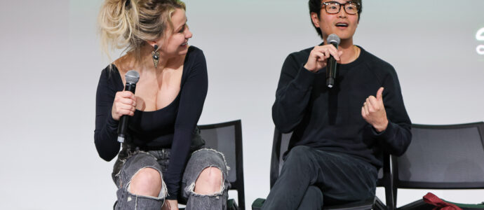 Panel Christopher Larkin & Chelsey Reist - The 100 - The Unity Conclave
