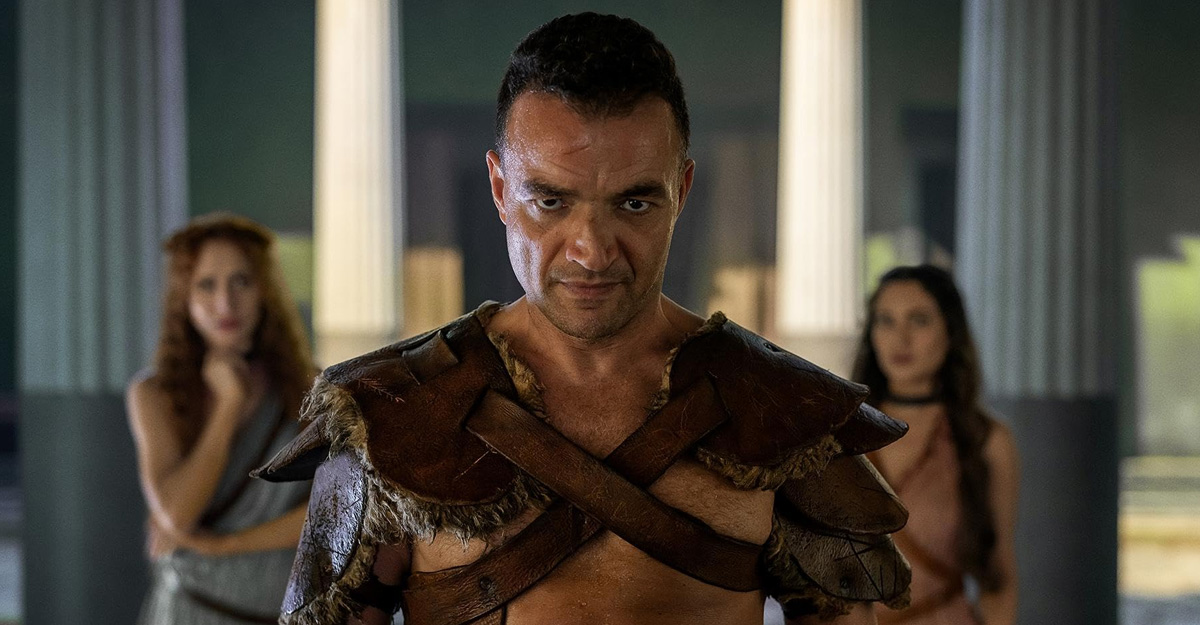 Spartacus: House of Ashur unveils bloody trailer at San Diego Comic-Con